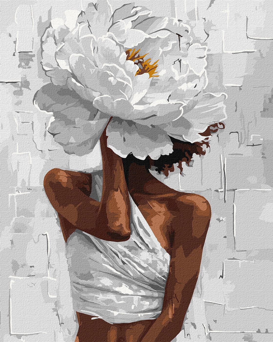 Ideyka Maľovanie podľa čísel - Kvetinová maľba ©victoria_art 40 x 50 cm