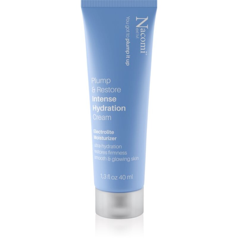 Nacomi Next Level Plump & Restore obnovujúci hydratačný krém pre rozjasnenie a vyhladenie pleti 40 ml