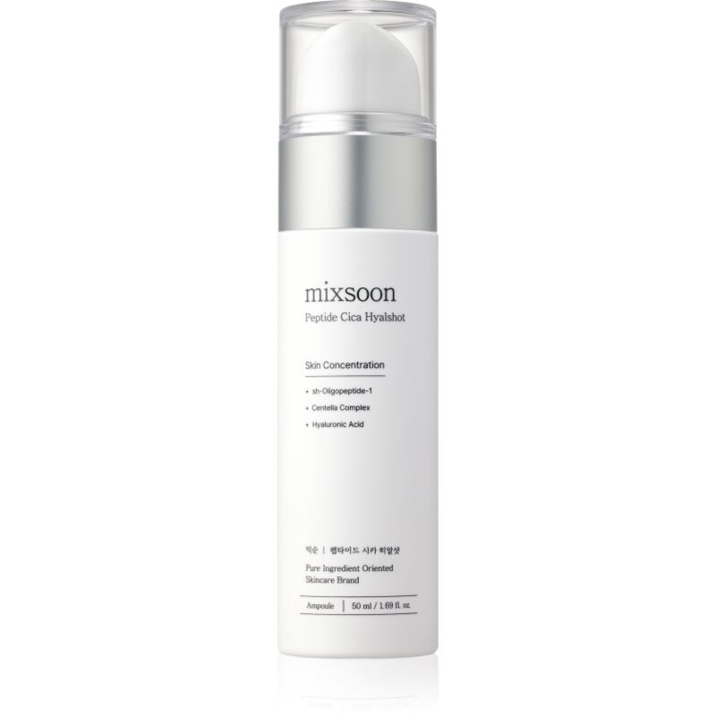 mixsoon Peptide Cica Hyalshot upokojujúce sérum na minimalizáciu pórov 50 ml