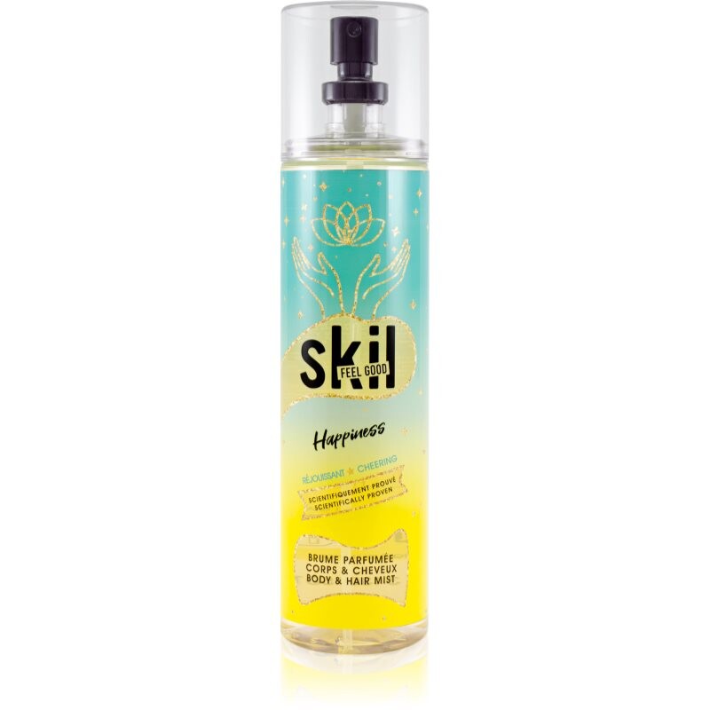 Skil Feel Good Happiness osviežujúca hmla na vlasy a telo pre ženy 250 ml