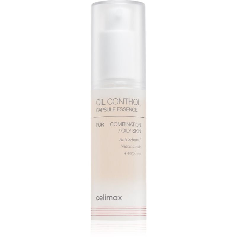 celimax Oil Control Capsule Essence rozjasňujúca esencia pre mastnú a problematickú pleť 30 ml