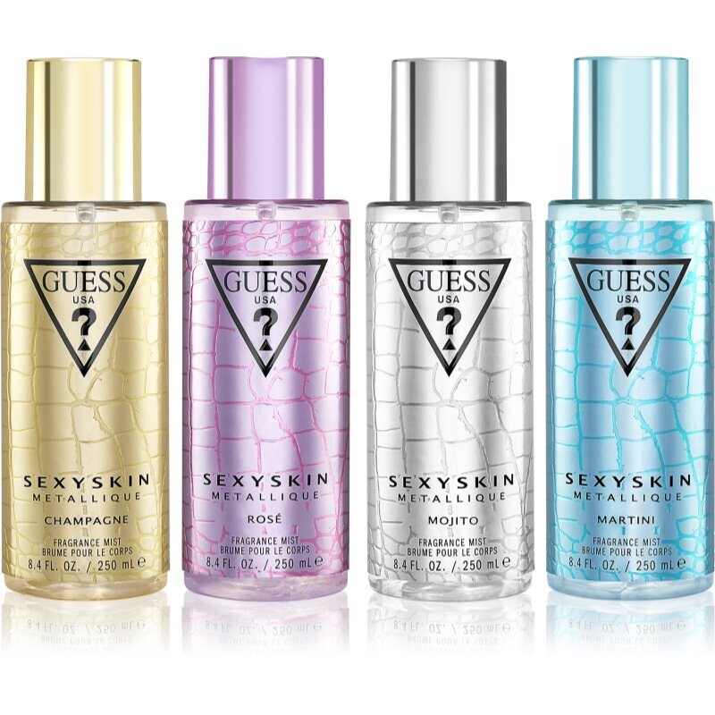 Guess SexySkin Metallique Rosé parfémovaný telový sprej pre ženy 250 ml