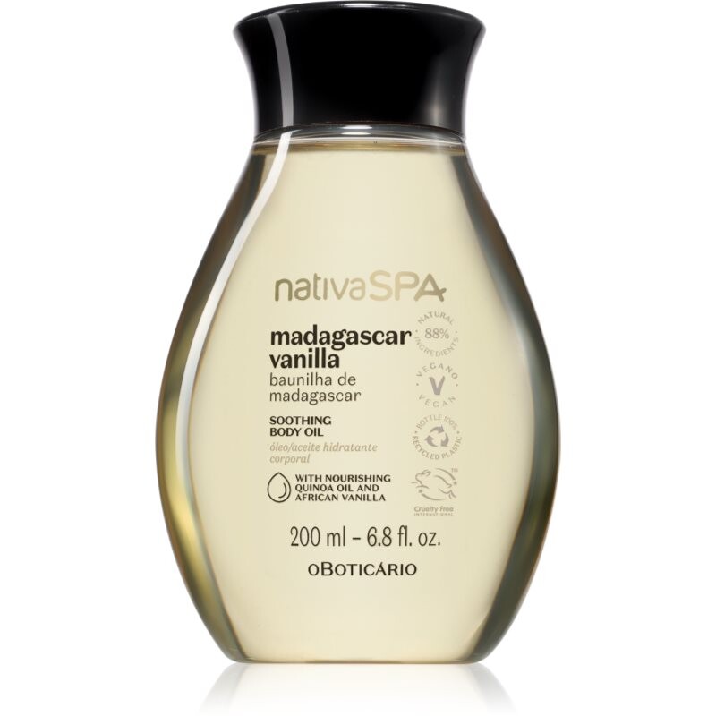oBoticário Nativa SPA Madagascar Vanilla telový olej 200 ml