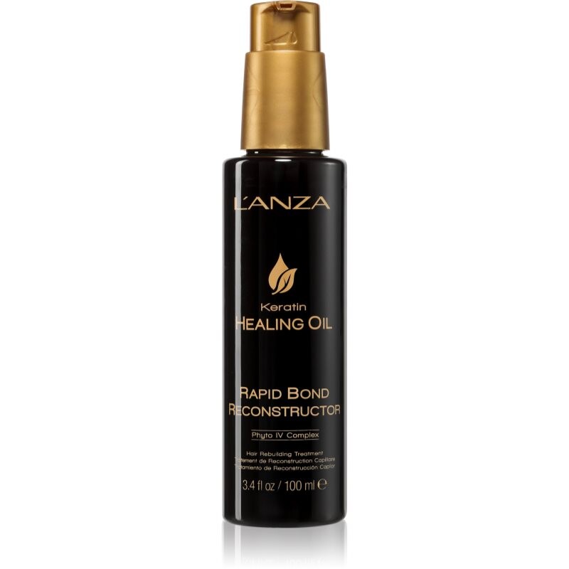 L'anza Keratin Healing Oil Rapid Bond Reconstructor vlasová starostlivosť na lesk a hebkosť vlasov 100 ml