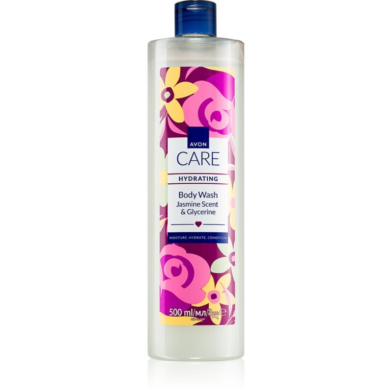 Avon Care Jasmine Scent & Glycerine hydratačný sprchový gél 500 ml