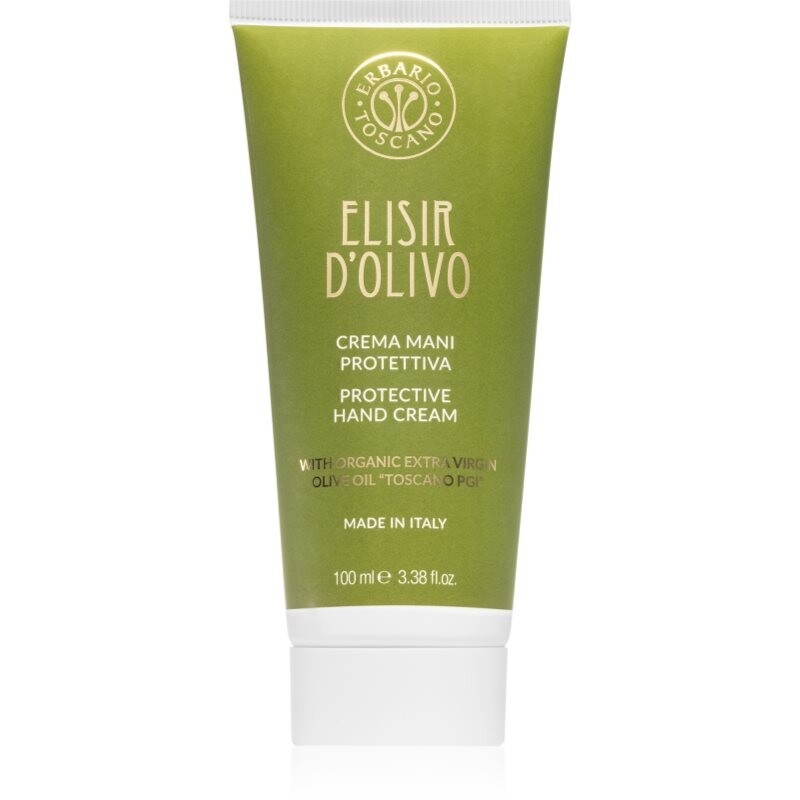 Erbario Toscano Elisir D'Olivo výživný krém na ruky s olivovým olejom 100 ml