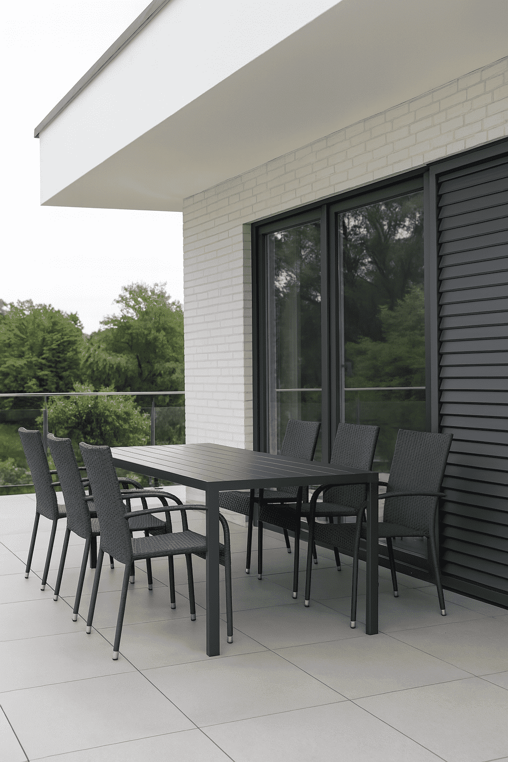 Elvisia Záhradný set ULA 6 + 1 | antracit