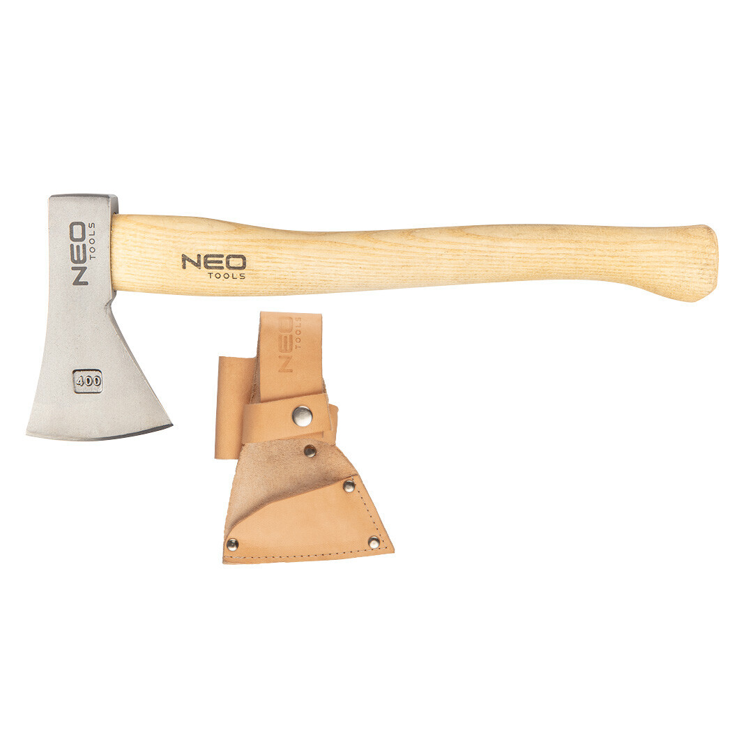 NEO TOOLS Bushcraftová sekerka v puzdre 400G 63-119