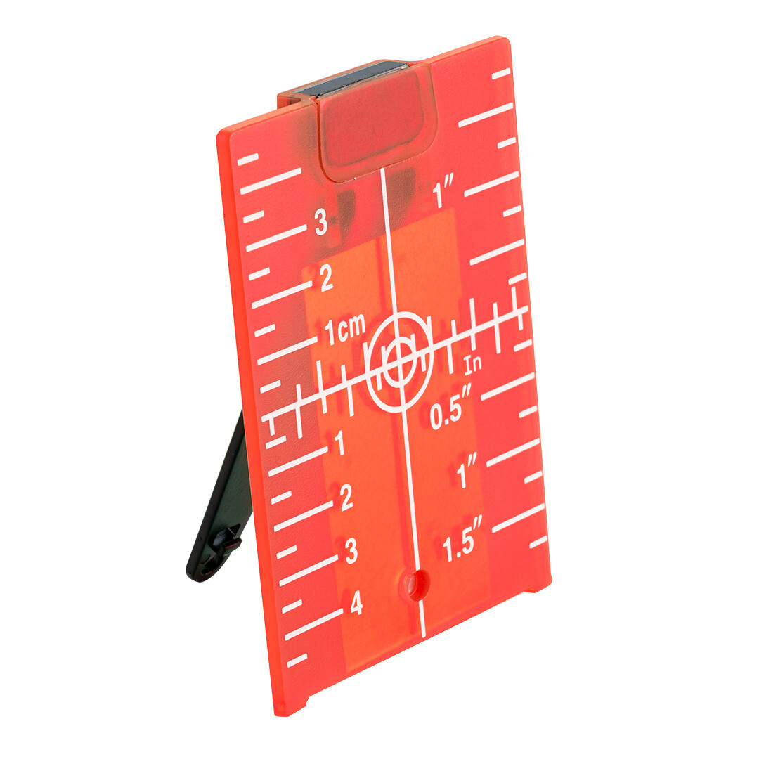 NEO TOOLS Cieľová doska pre lasery, červená 75-130
