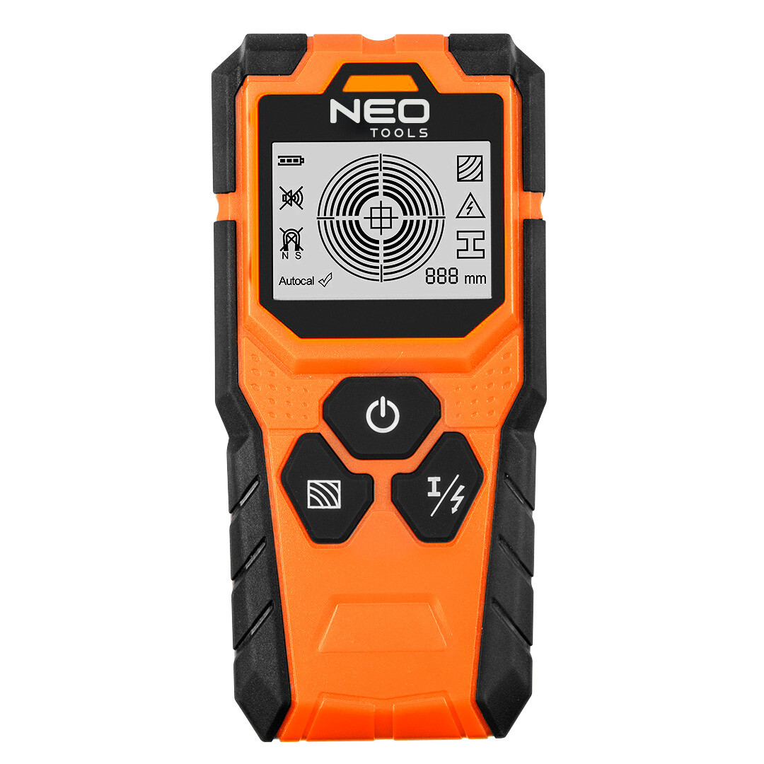 NEO TOOLS Detektor s displejom, 3 v 1 75-250
