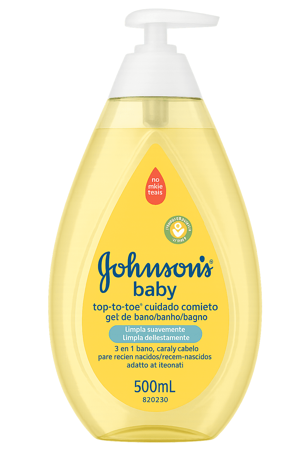 JOHNSON'S Detský kúpeľ od hlavy až po päty 500 ml