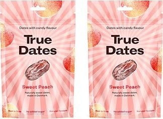 True Dates Datle s príchuťou broskyne 2× 100 g