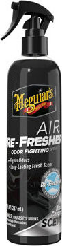 Meguiar's Air Re-Fresher Odor Fighting Spray – Black Chrome Scent – v rozprašovači, 237 ml