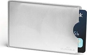 DURABLE s RFID ochranou, strieborné – balenie 10 ks