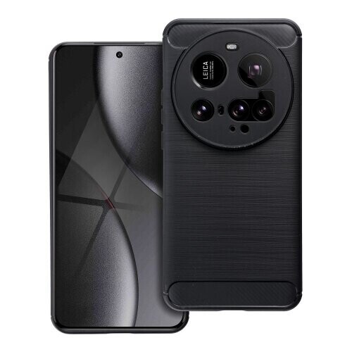 Puzdro Carbon Lux TPU Xiaomi 15 Ultra - čierne