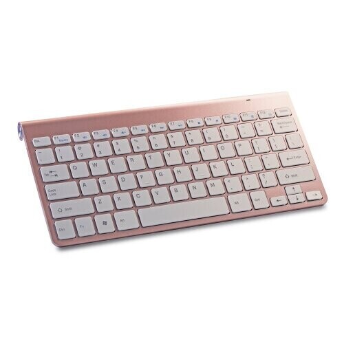 Setty wireless keyboard rose gold - bezdrôtová klávesnica, ružovozlatá