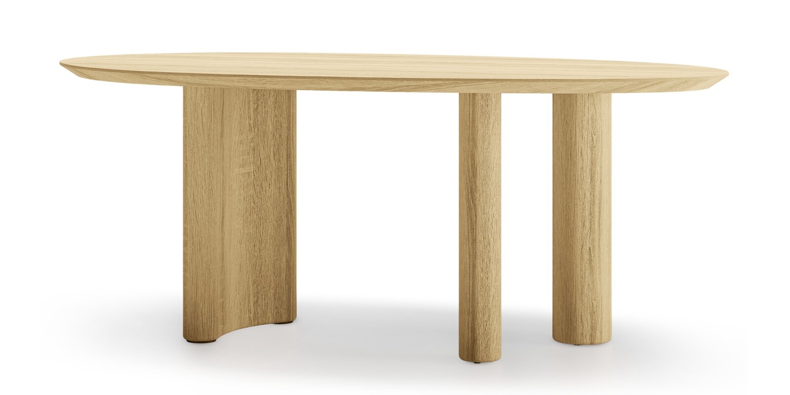 Oválný jídelní stůl Segretto 200 cm dub přírodní