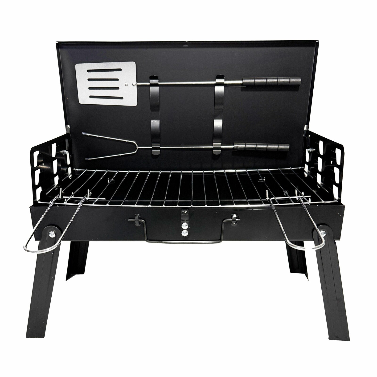 Skládací turistický gril BBQ1009 černý