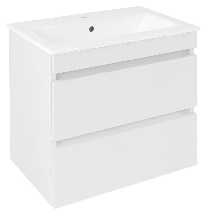 SAPHO - EZARA umývadlová skrinka 58x54x39cm, biela lesk EZ592-3030