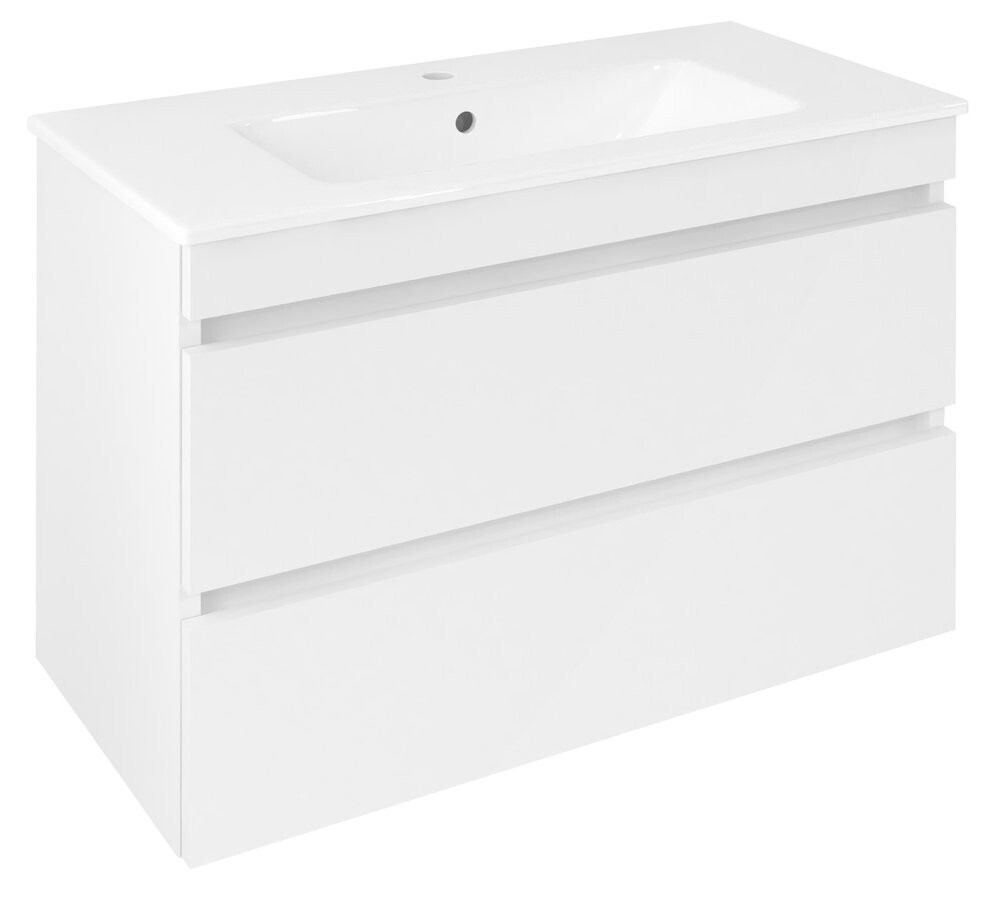 SAPHO - EZARA umývadlová skrinka 78x54x39cm, biela lesk EZ792-3030