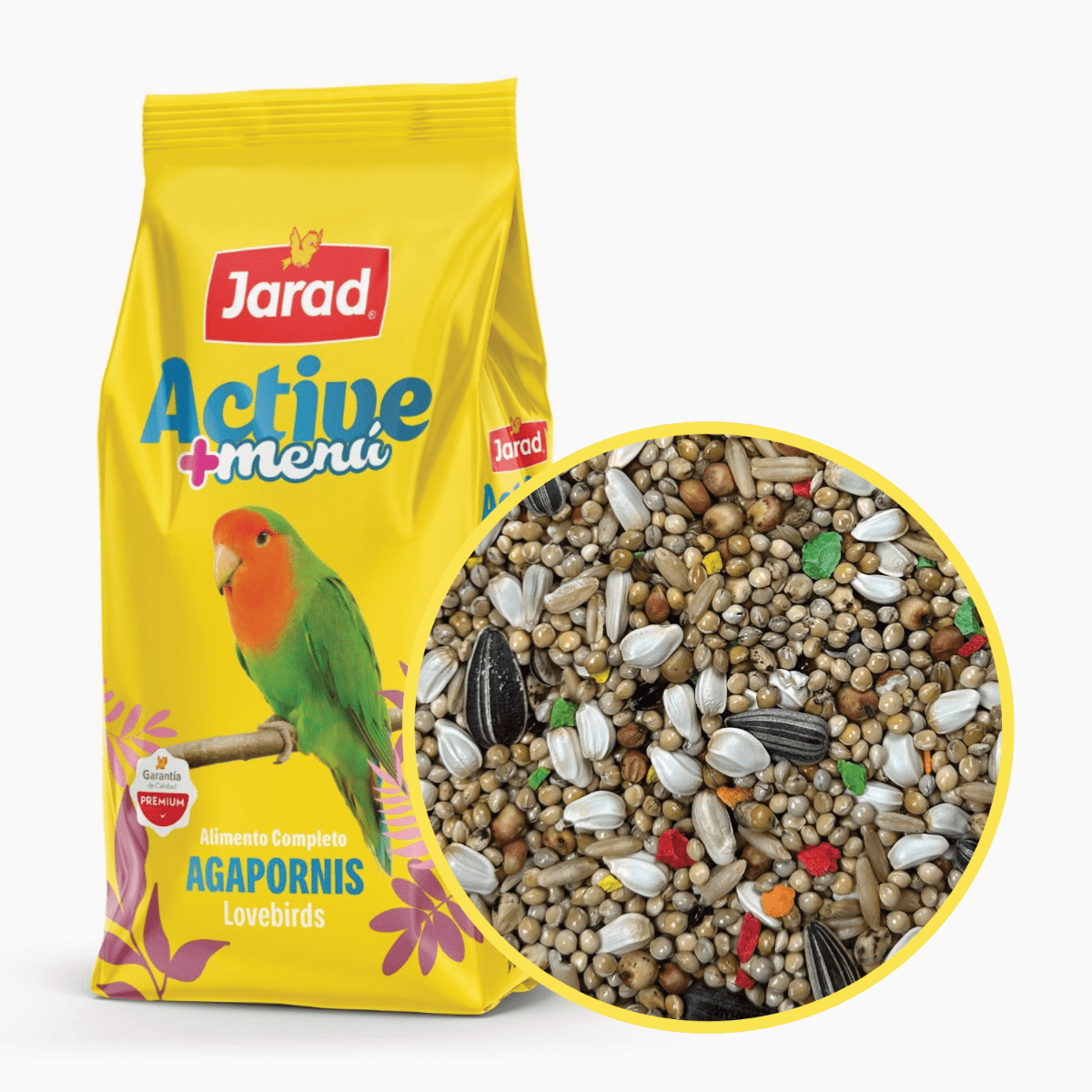 Jarad Active+ Stredný Papagáj - 2x1kg