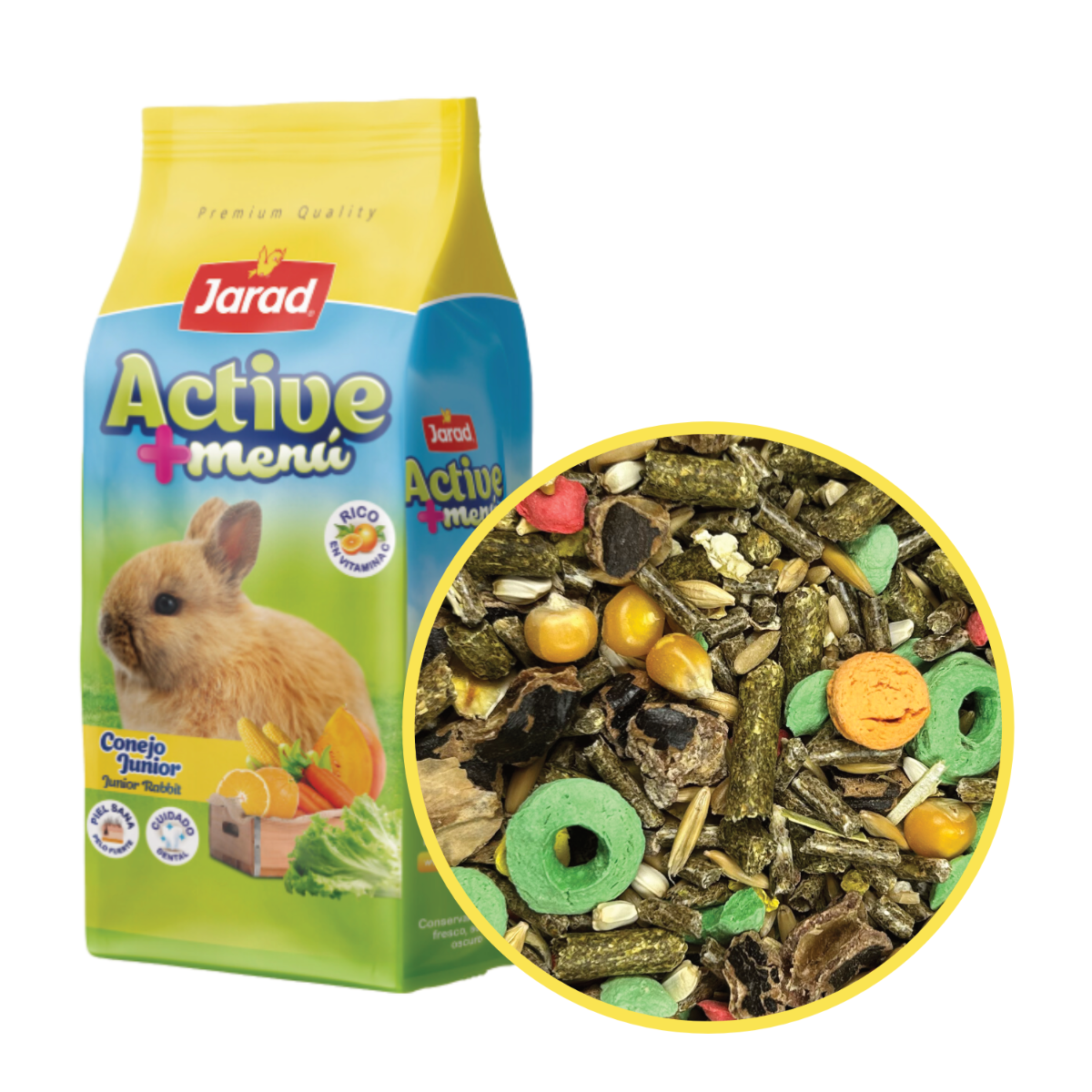 Jarad Active+ Zakrpatený Králik Junior - 2x800g