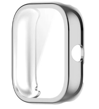 Silikónový kryt pre Xiaomi Redmi Watch 5 – Strieborný