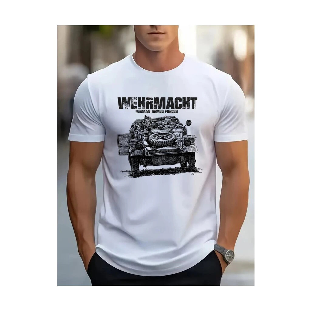 Tričko Striker Wehrmacht German Armed Forces - biele, M