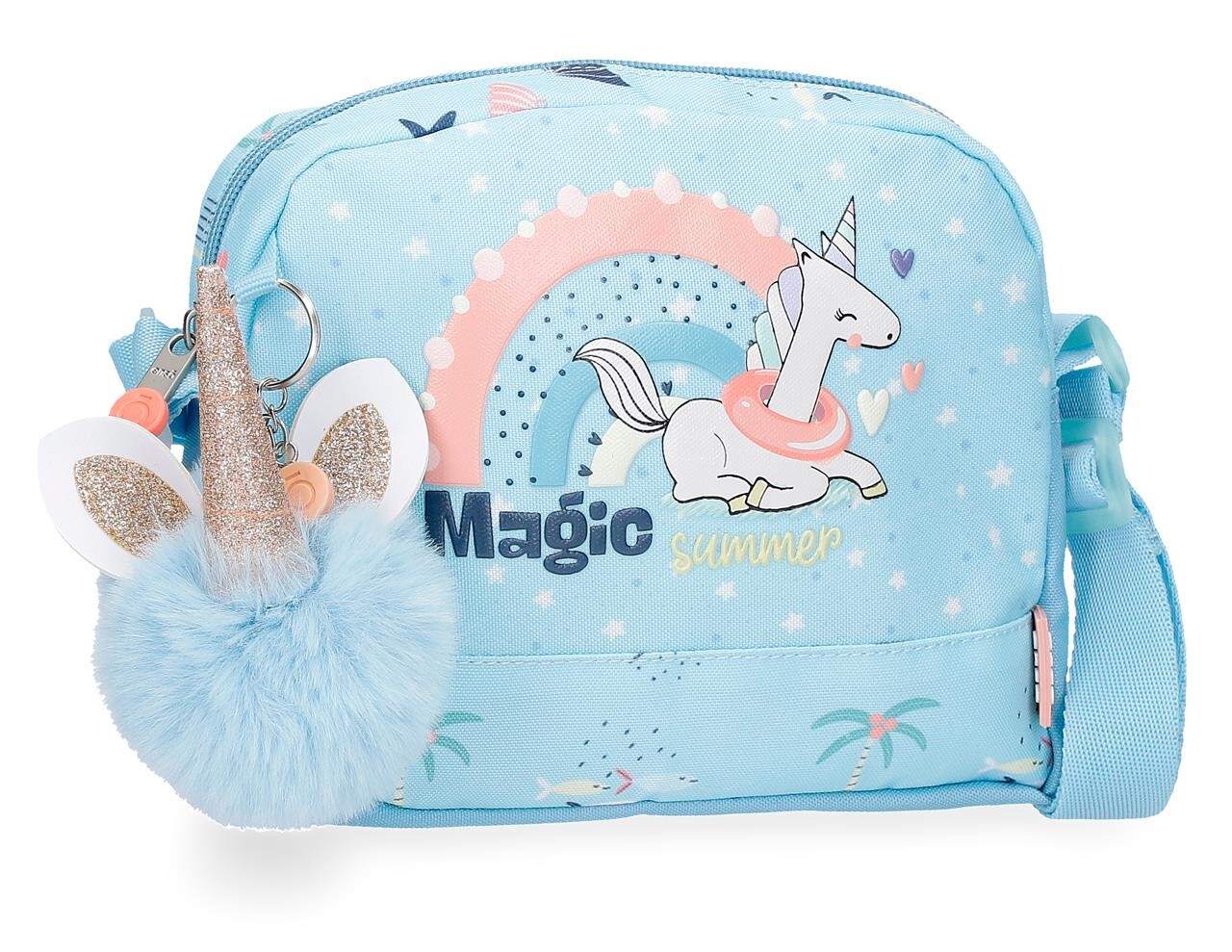Detská crossbody kabelka Enso Magic Summer Celeste 20 cm