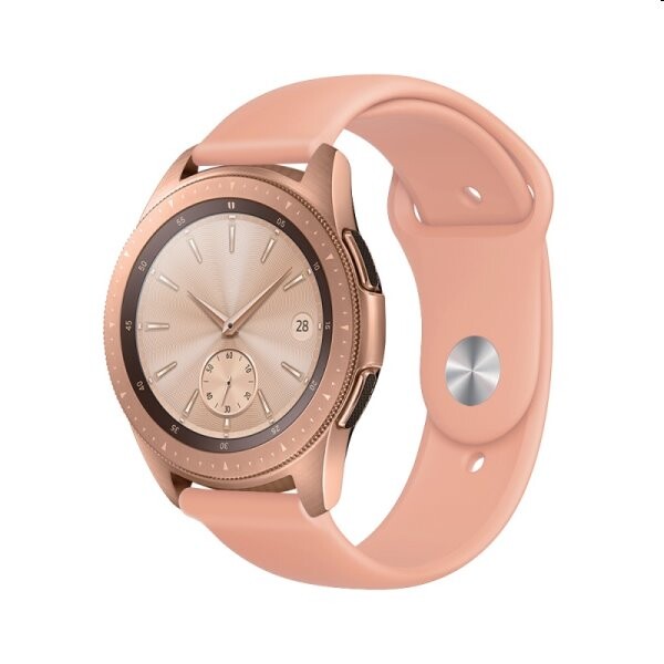 COTEetCI univerzálny silikónový náramok 22 mm pre Apple Watch 424445 mm, pieskovo ružový WH5275-PK
