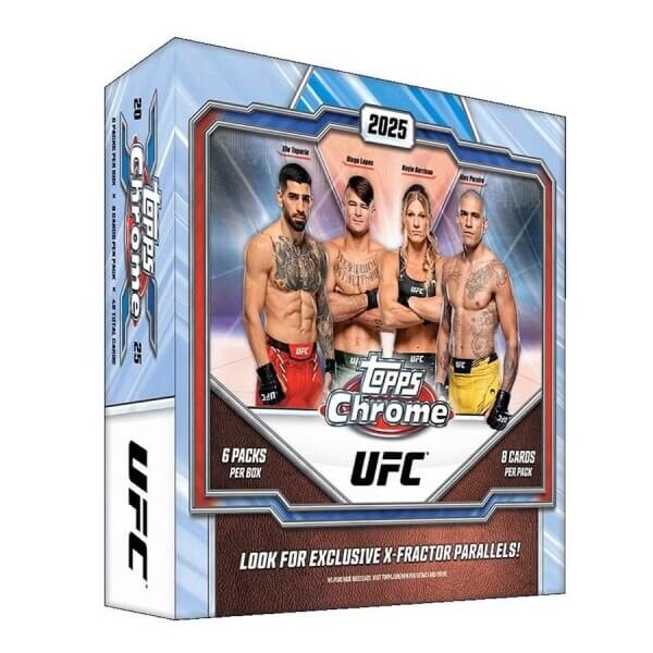 Topps Topps UFC Chrome Mega Box 2025 - Zberateľské karty MMA