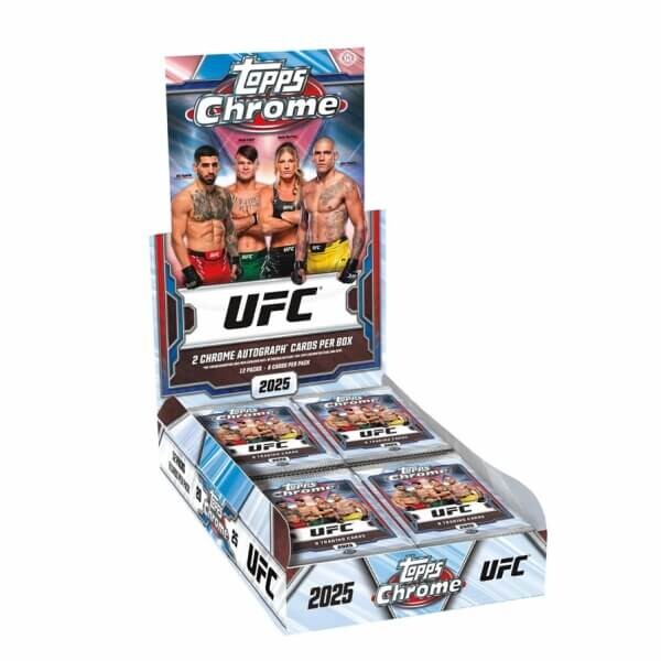 Topps Topps UFC Chrome Hobby Box 2025 - zberateľské karty  MMA