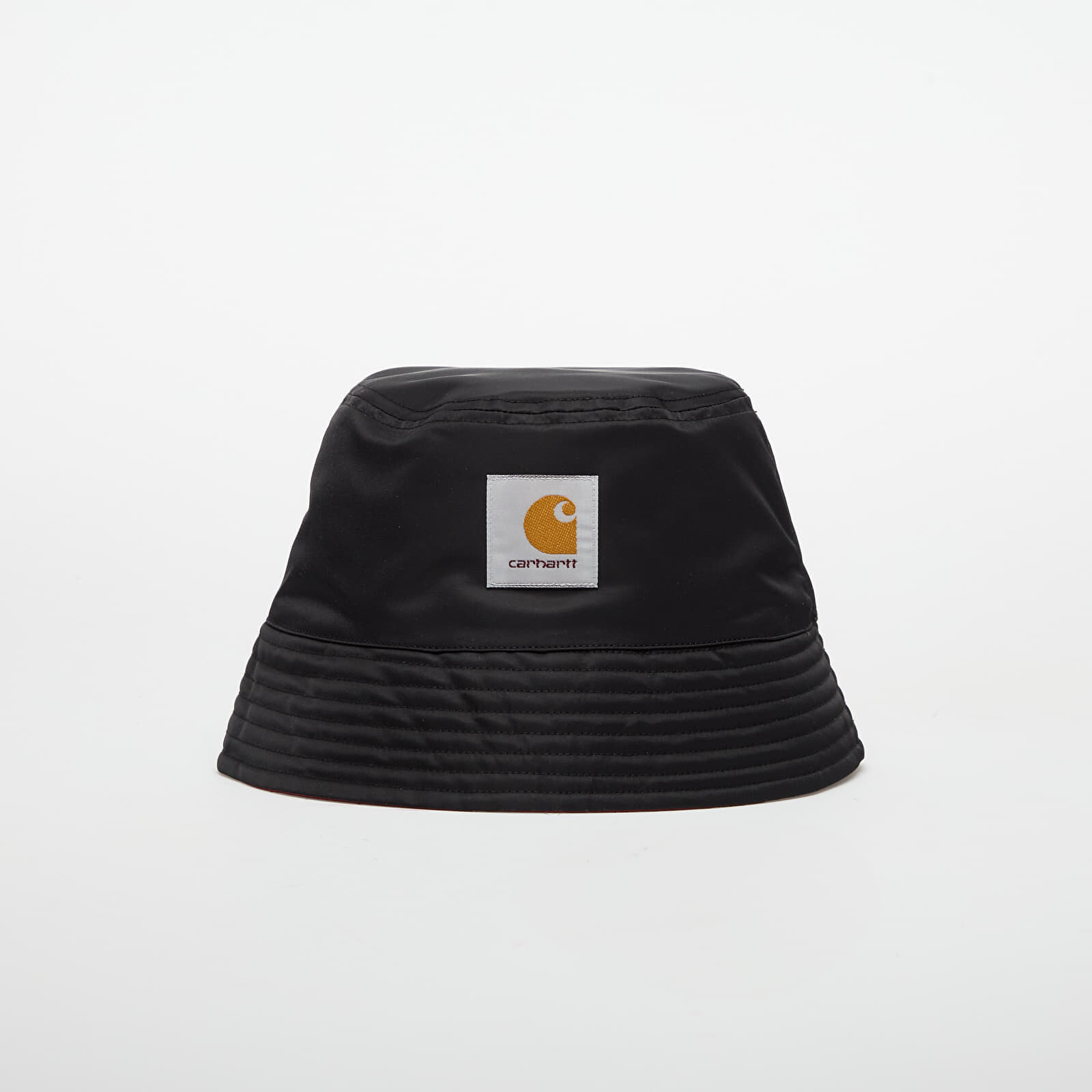 Carhartt WIP Alumni Bucket Hat Black/ Scarlet S-M