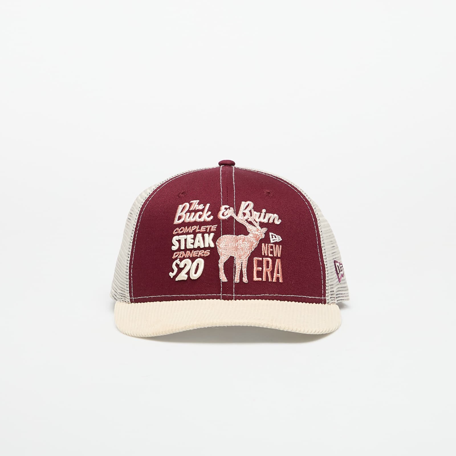 Šiltovka New Era 9FIFTY Trucker Cord Cap Frosted Burgundy/ Stn M/L