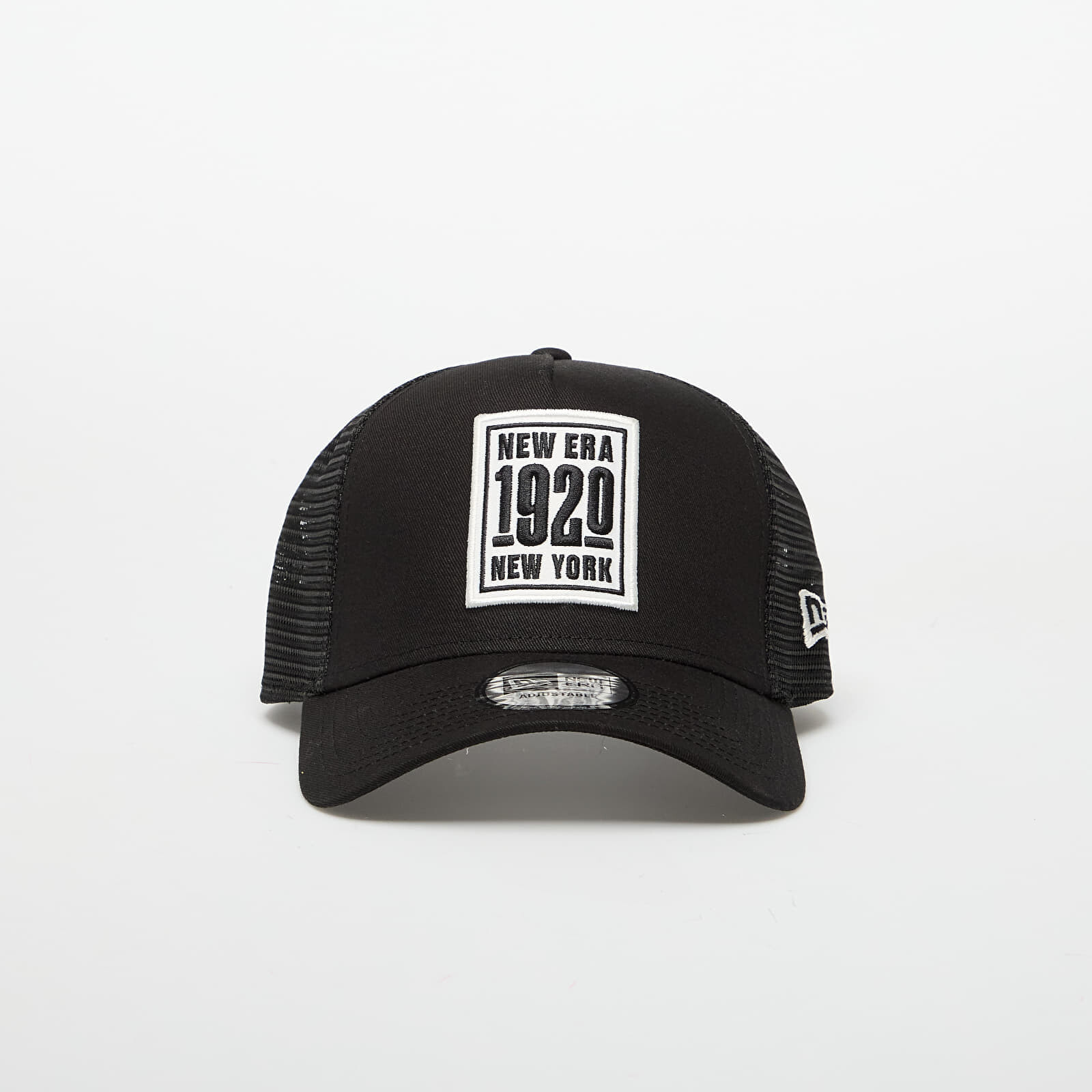 Šiltovka New Era New York 9FORTY Aframe Essential Patch Trucker Cap Black Universal