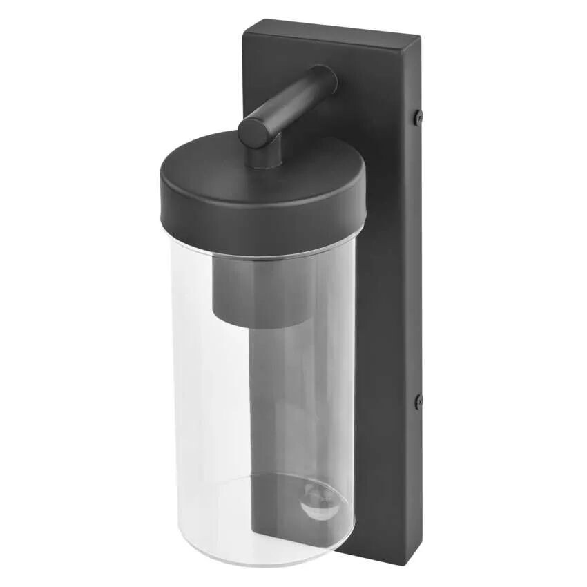 EMOS Antracitové fasádne svietidlo s pohybovým čidlom Zala pre žiarovku E27 ZGC040P