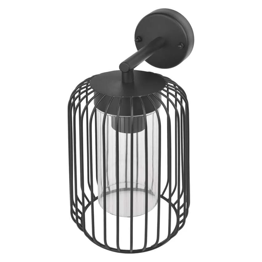 EMOS Čierne fasádne svietidlo Salvia pre žiarovku E27 ZGD010P