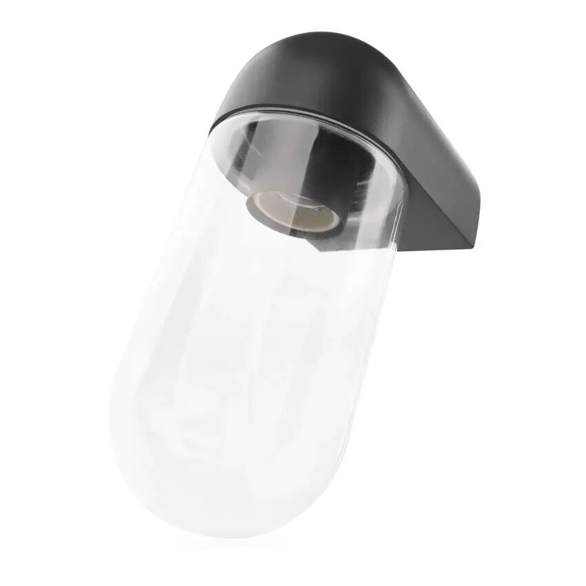 EMOS Antracitové fasádne svietidlo Cassia pre žiarovku E27 ZGG010P