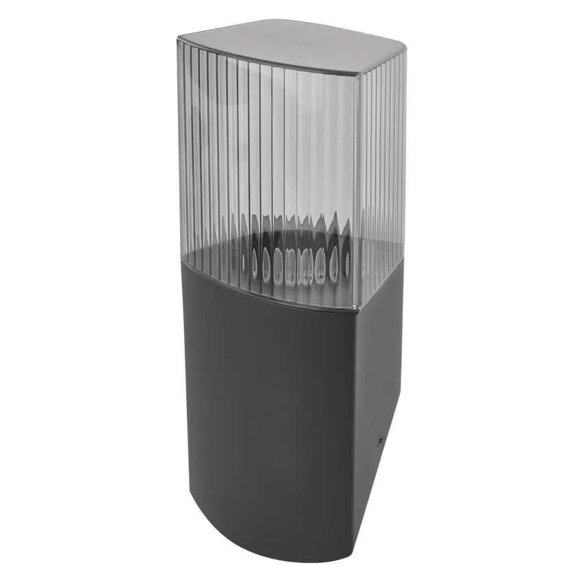 EMOS Antracitové fasádne svietidlo Lana 2 pre žiarovku E27 ZGL020P