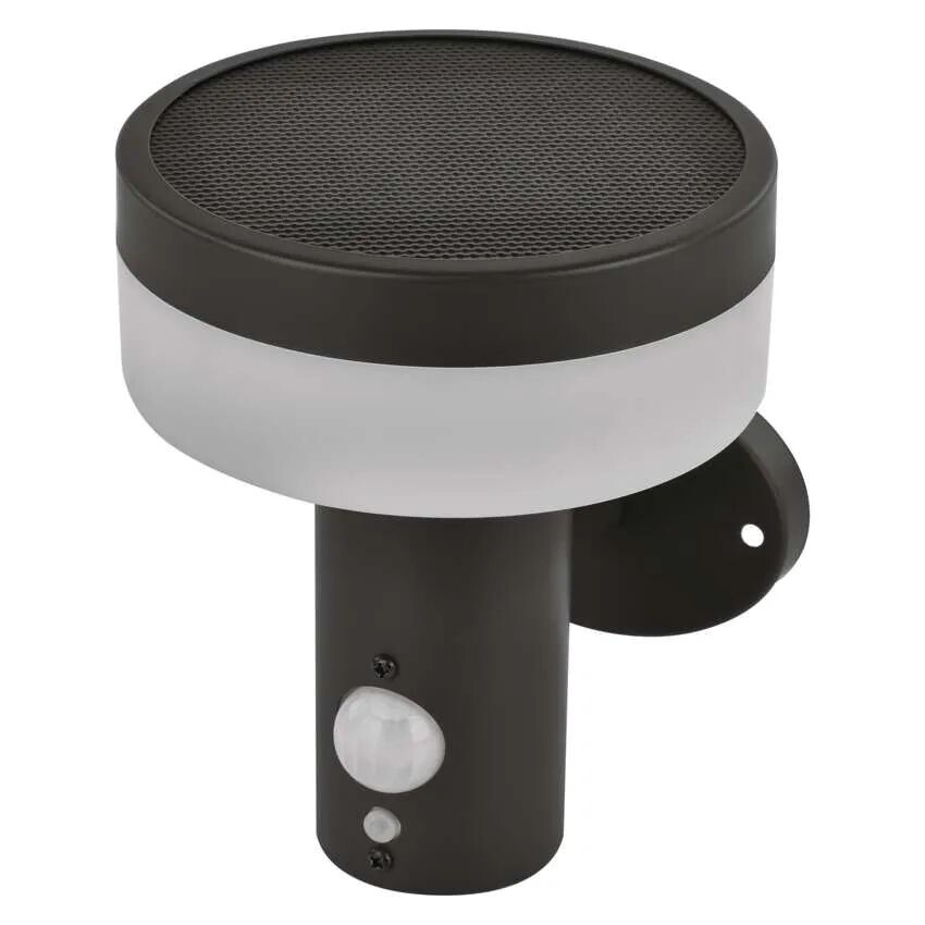 EMOS Antracitové fasádne solárne LED svietidlo s pohybovým čidlom Terion 2W IP44 ZGJ044S