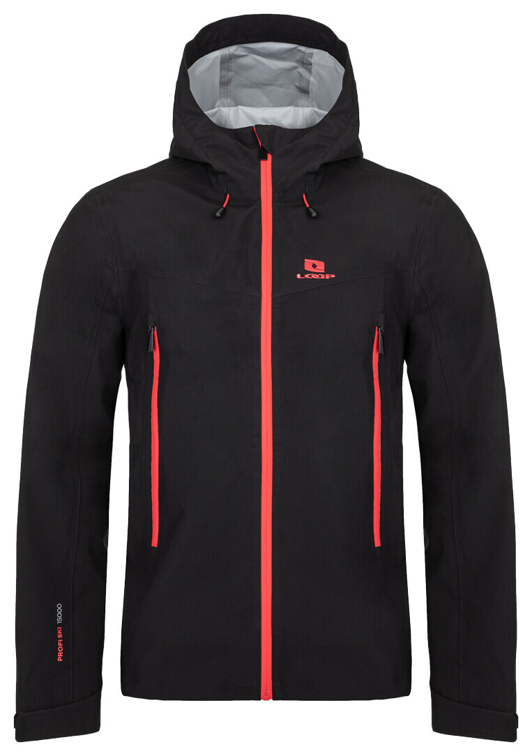 Men's ski jacket LOAP FAROZZO Black/Red