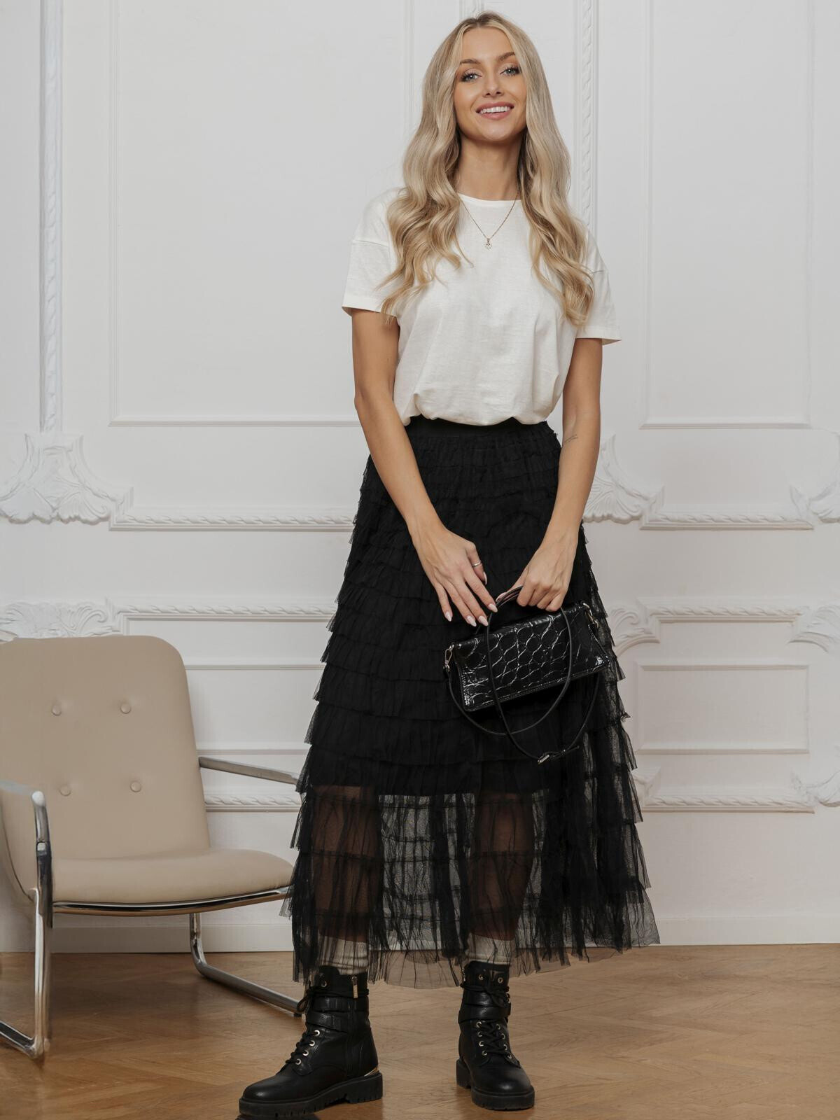 Edoti T-shirt oversize SL
