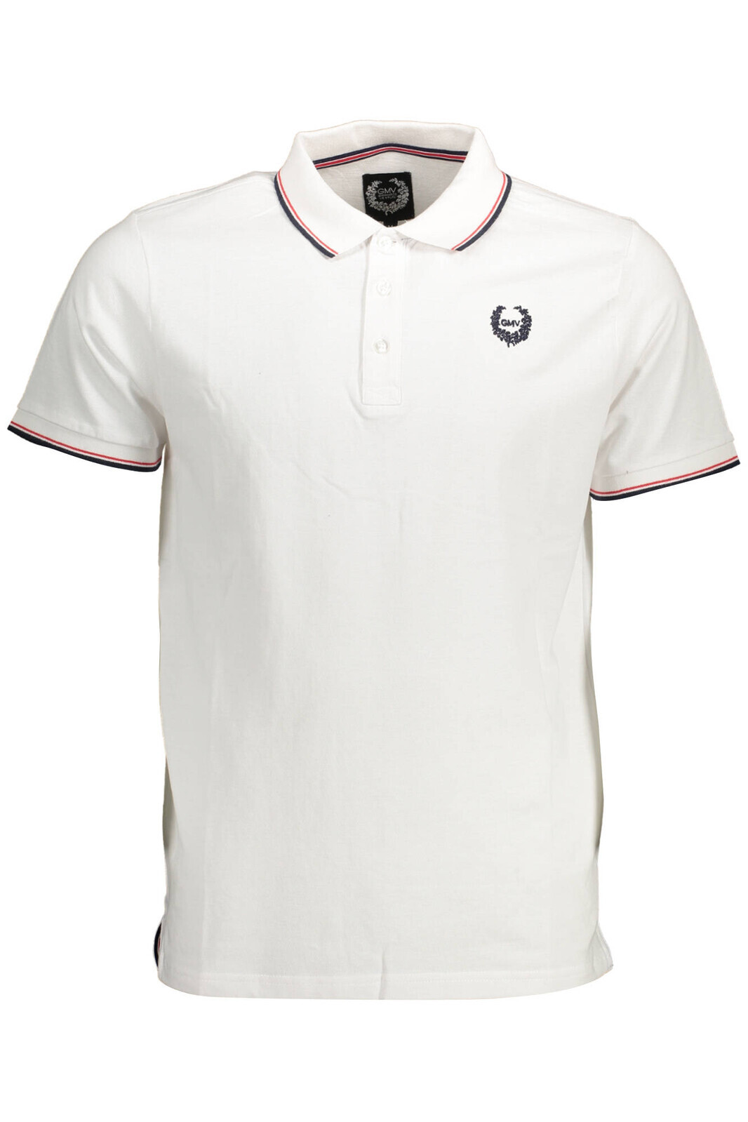 GIAN MARCO VENTURI WHITE MAN SHORT SLEEVE POLO SHIRT