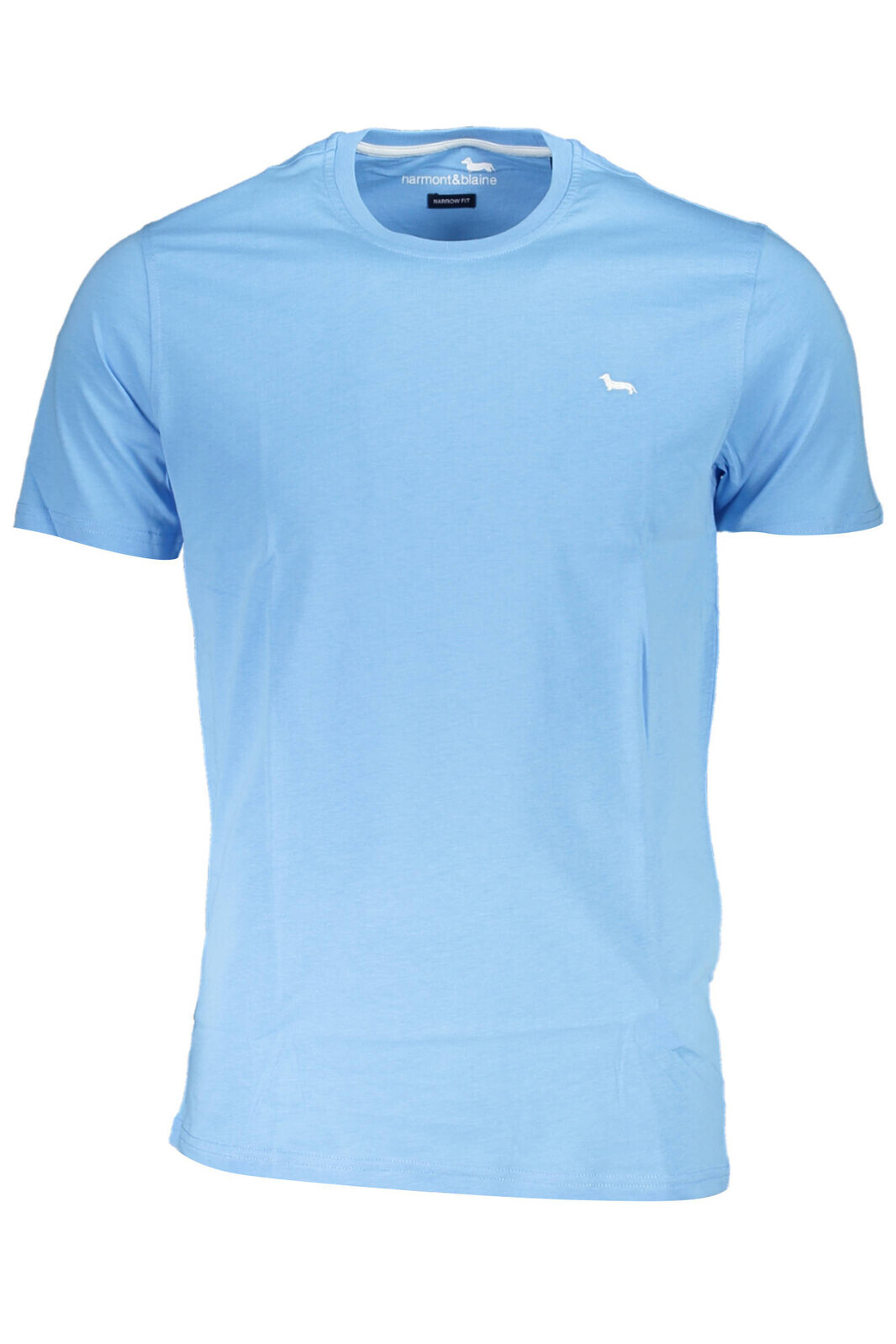 HARMONT & BLAINE LIGHT BLUE MAN SHORT SLEEVE T-SHIRT