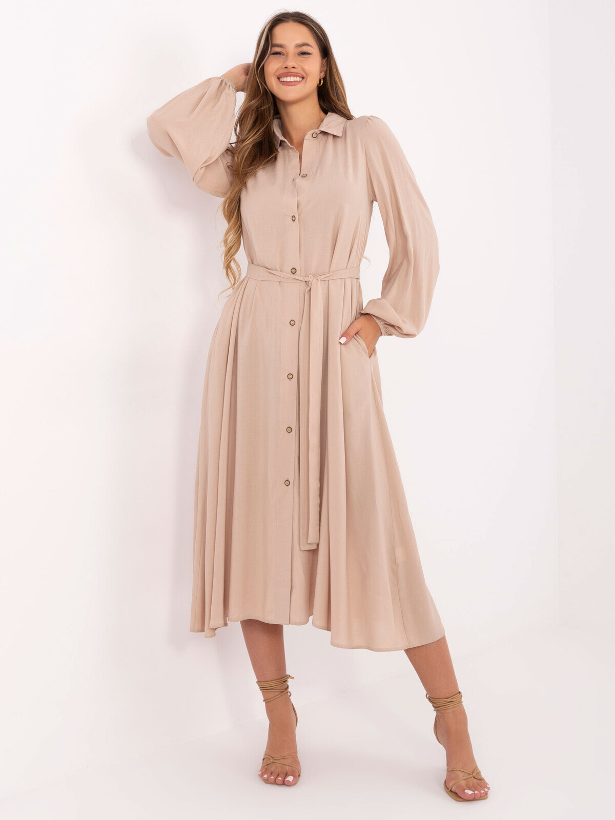 Dress-LK-SK-509813.95-beige