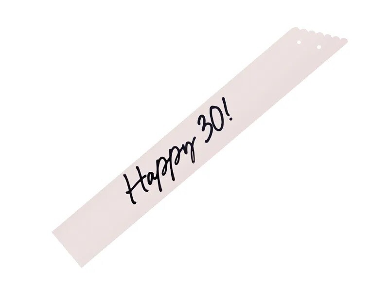PartyDeco Šerpa - Happy ''30'' !