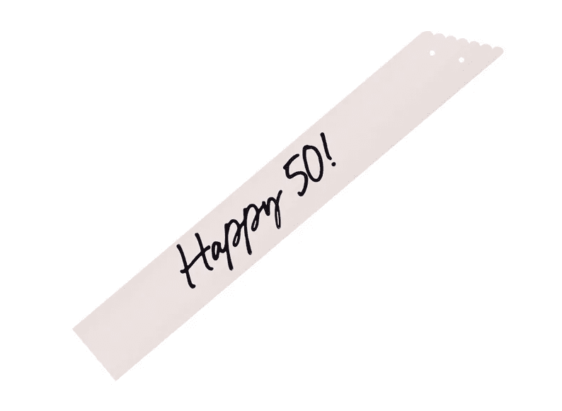 PartyDeco Šerpa - Happy ''50'' !