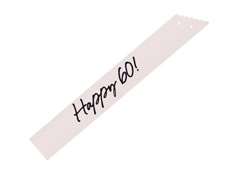 PartyDeco Šerpa - Happy ''60'' !