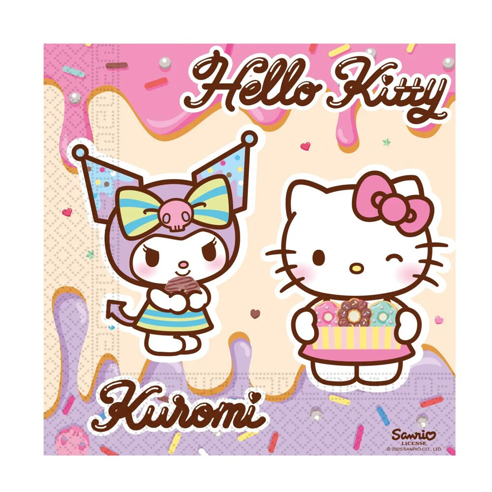 Procos Servítky - Kuromi a Hello Kitty