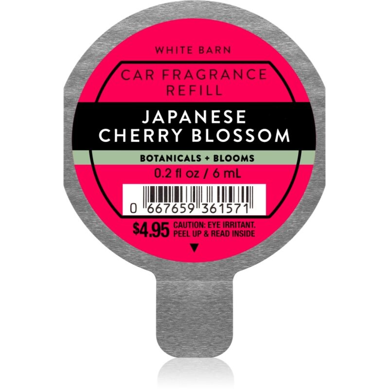 Bath & Body Works Japanese Cherry Blossom vôňa do auta náplň 6 ml